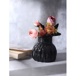 Decor de Maison Black Textured Metal Small Flower Vase-picture-16