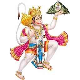 Decor Kraft Hanumanji Wall Sticker & Decal,Size- 53 Cm X 32 Cm,Religious-picture-31