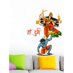 Decor Villa Multicolor Durga Maa Wall Sticker-picture-22