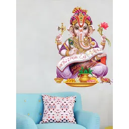 Decor Villa Multicolor Ganesh Ji Wall Sticker-picture-17