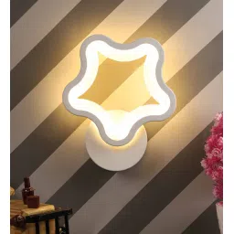 decorativeray Castries Metal LED Novelty Wall Light (White) image 1
