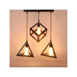 DecorativeRay Black Iron Hanging Light - Set of 1-picture-38