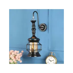 DecorativeRay Black Iron Wall Light - Set of 1-picture-23