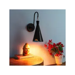 DecorativeRay Black Iron Wall Light - Set of 1-picture-15