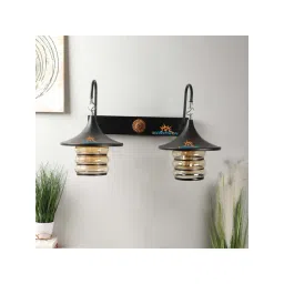 DecorativeRay Black Iron Wall Light - Set of 1-picture-16