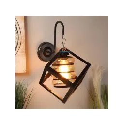 DecorativeRay Black Iron Wall Light - Set of 1-picture-13