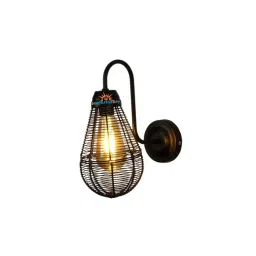 DecorativeRay Black Iron Wall Light - Set of 1 image 3