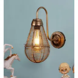 decorativeray Forli Antique Gold Iron Wall Sconces-picture-35