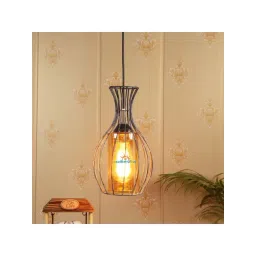 DecorativeRay Grey & Brown Iron Hanging Light - Set of 1-picture-13