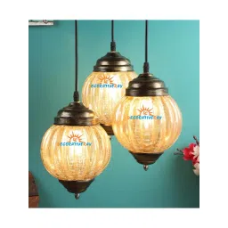 DecorativeRay Grey Glass Hanging Light - Set of 1-picture-21