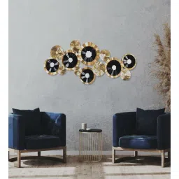 decorativs Cosmopolitan Black & Gold Iron Wall Art-picture-11