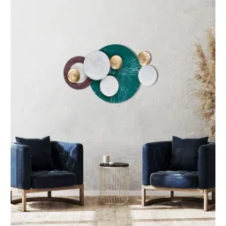 decorativs Forest Green & White Iron Wall Art-picture-14