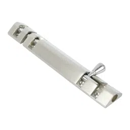 Decorio Pyramid Tower Bolt S.S Knob 152.4 mm (6 Inch) Satin Silver Finish, 3100712.05-picture-26