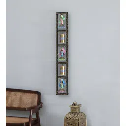 decorum Kal Baliya Virtical Multicolour Iron Wall Art-picture-13