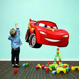 decorvilla Decor villa car Wall Sticker & Decal (PVC Vinyl,55 cm x 81 cm) Multicolor-picture-11