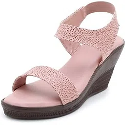 deeanne london WOMEN'S (DN-147) BUBBLE WEDGES HEEL WITH EXTRA CUSHIONED INSOLE-picture-28