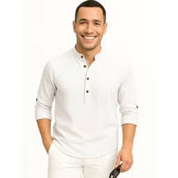 Deelmo Mandarin Collar Casual Shirt-picture-19