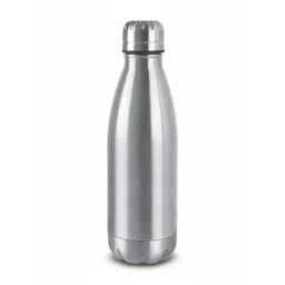 Deep Cutlery Silver-Toned Single Stainless Steel Solid Water Bottle image 1