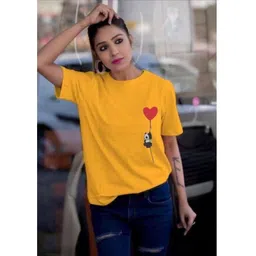 DEEPMAYRA COLLECTION Women Printed Round Neck Cotton Tshirt-picture-40