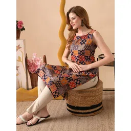 DEEPYOG APPAREL Women Ethnic Motifs Printed Indie Prints Kurta-picture-11