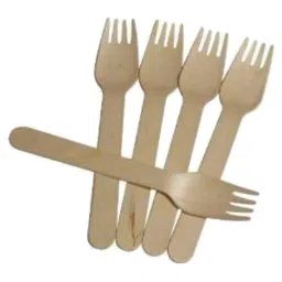 Deera 160mm Wooden Disposable Fork (Pack of 25)-picture-40