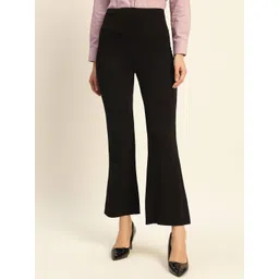 Deewa Women Smart Bootcut High-Rise Formal Trousers-picture-39