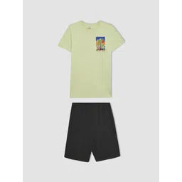 DeFacto Boys Printed Pure Cotton Night suit image 5