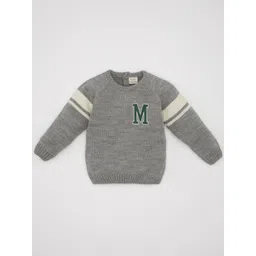 DeFacto Boys Typography Printed Pullover-picture-19