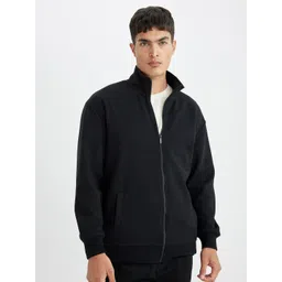 DeFacto Men Henley Neck Long Sleeves Front-Open Sweaters-image-45