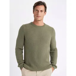 DeFacto Men Ribbed Pullover-picture-17