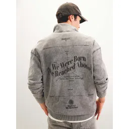 DeFacto Men Typography Printed Henley Neck Pullover Cotton Sweater-image-48