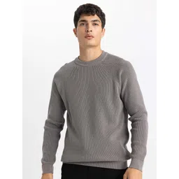 DeFacto Ribbed Pullover Acrylic Sweater-picture-34
