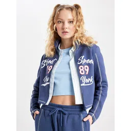 DeFacto Typography Printed Mock Collar Varsity Jacket-picture-28