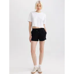 DeFacto Women Mid Rise Shorts-picture-13