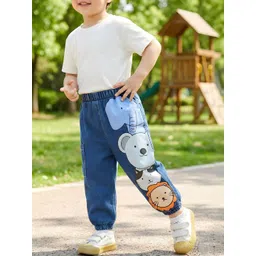 DEKLOOK Boys Printed Relaxed Trousers-picture-58