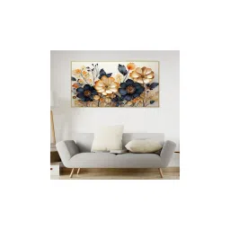 Dekorstation Beautiful Floral Printed Flowers Canvas Wall Painting-picture-13
