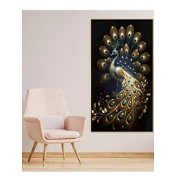 DEKORSTATION Multicoloured 1 Piece Canvas Birds and Animals Wall Paintings-picture-10