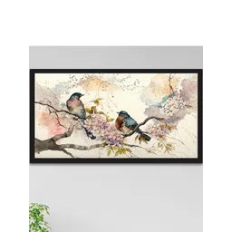 DEKORSTATION Multicoloured 1 Piece Canvas Birds and Animals Wall Paintings-picture-15