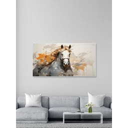 DEKORSTATION Multicoloured 1 Piece Canvas Birds and Animals Wall Paintings-picture-14