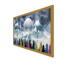 DEKORSTATION Multicoloured 1 Piece Canvas Birds and Animals Wall Paintings image 5