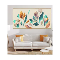 DEKORSTATION Multicoloured 1 Piece Canvas Floral and Botanical Wall Paintings-picture-16