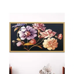 DEKORSTATION Multicoloured 1 Piece Canvas Floral and Botanical Wall Paintings-picture-27
