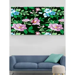 DEKORSTATION Multicoloured 1 Piece Canvas Floral and Botanical Wall Paintings-picture-40