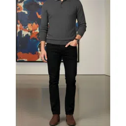 DELAN Men Jean Relaxed Fit Mid-Rise Acid Wash Stretchable Jeans-picture-31