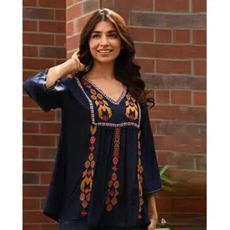 delavas Women V-Neck Regular Fit Top-picture-38