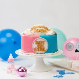 Delectable and Vibrant Cake for Baby Shower (2 Kg)-picture-25