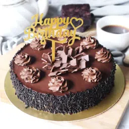 Delectable Chocolate Truffle Birthday Cake (500 Gm)-picture-36