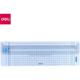 Deli Portable Craft Paper Cutter Non-Slip Feet with Free Replaceable Cutter with Automatic Security Safeguard for Home and Office, Cutter with Measuring Scale, Labels, Coupons, Sheets, Thin Cardboard, Photos Cutting, Cards, Paper Trimmer-picture-41