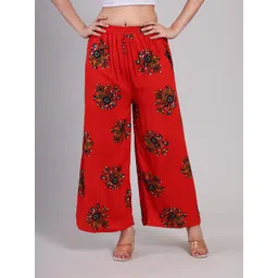 DELIS Women Floral Printed Palazzos-picture-21