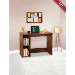 Delite Kom Berry Acacia Dark Beige Engineered Wood Free Standing Study Table-picture-40